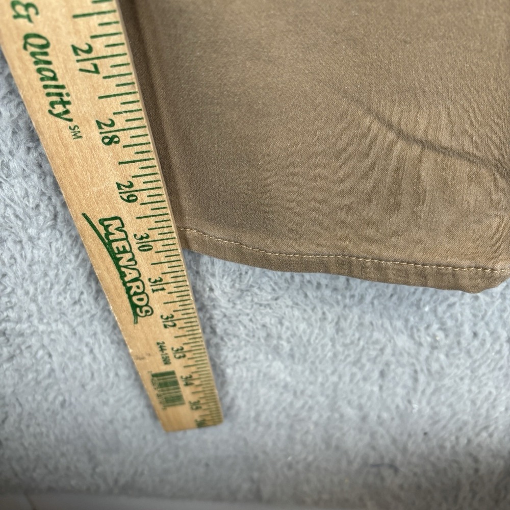 The Perfect Jean Mens 34x30 Khaki Tan Slim Fit 5 Pocket Stretch - Picture 4 of 7
